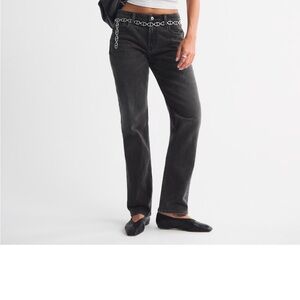 Curve Love mid rise 90s straight jean